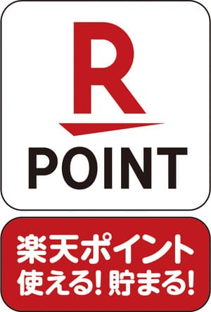 Rポイントのロゴ。よく街中で見かけますよね